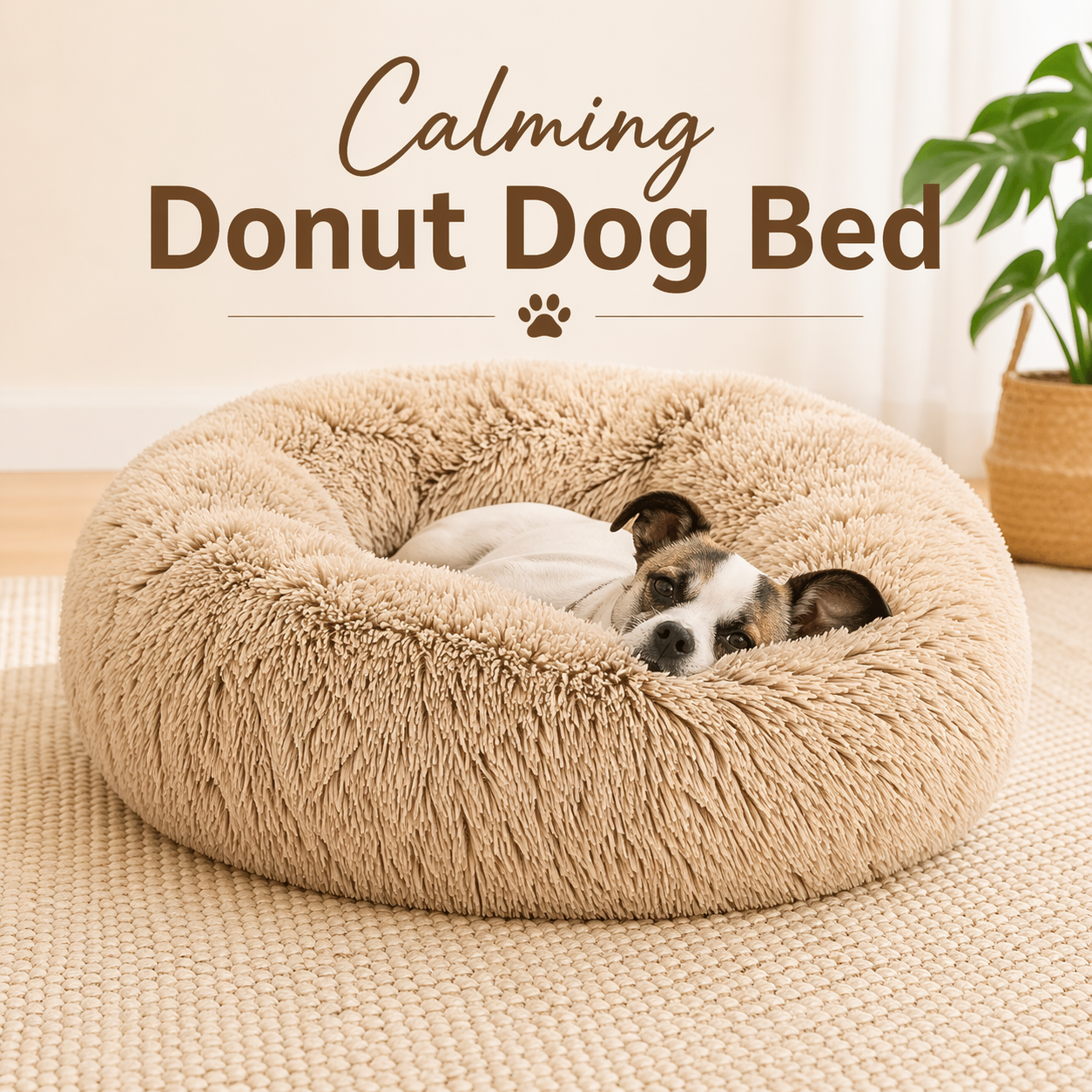 Calming Donut Dog Bed